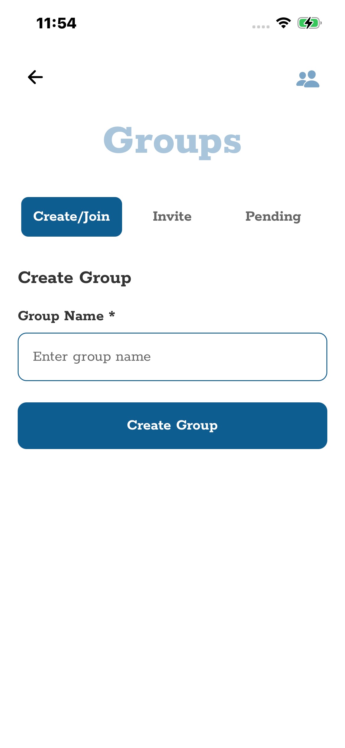Groups UI