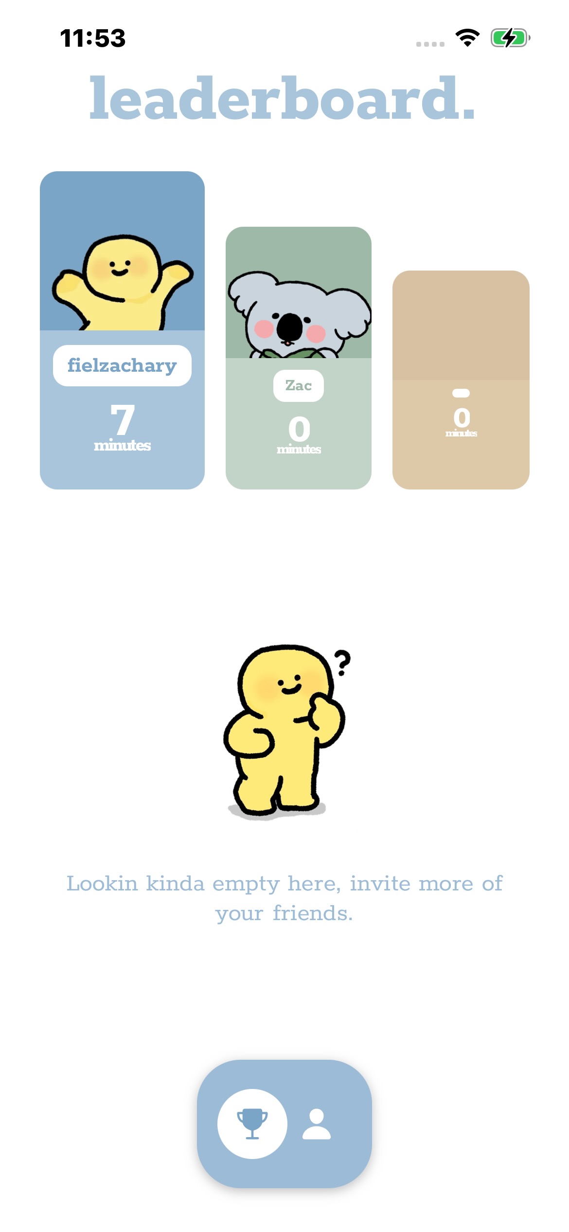Leaderboard UI